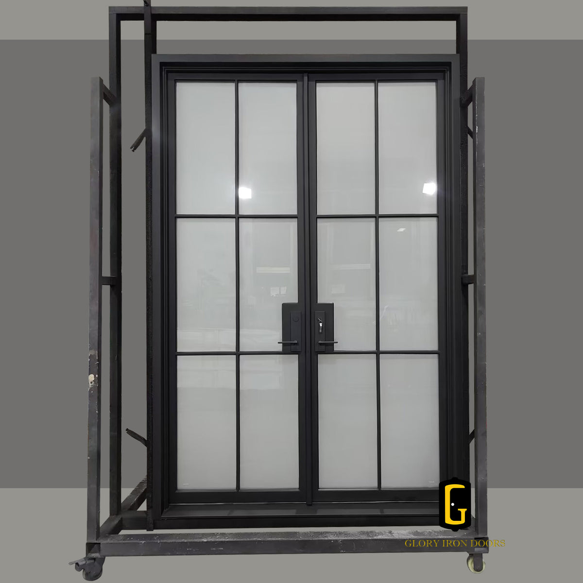FD025 Iron French Door custom door