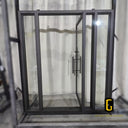 Standard pivot door with two sidelights
