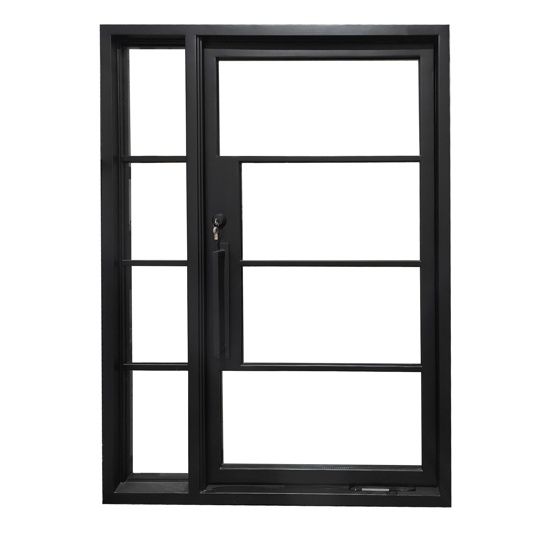 gloryirondoors high end iron frame pivot doors with sidelgihts