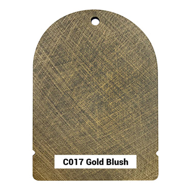 gloryirondoors color smaple C017 gold blush