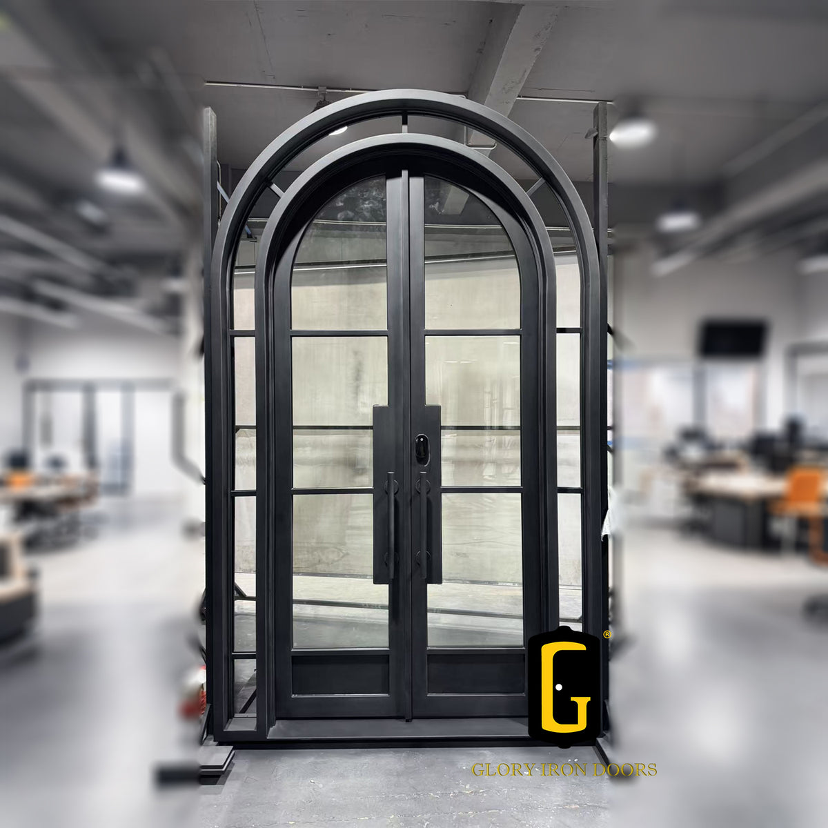 TFD038 Thermal Break Iron French Door custom door