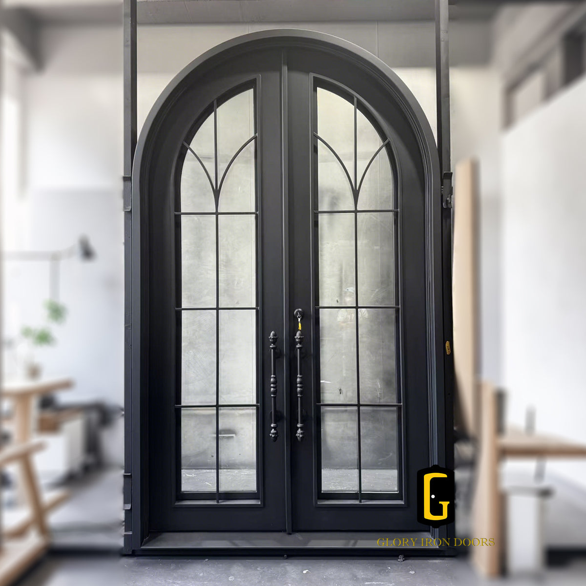 TED200 Thermal Break Iron Entry Door custom door