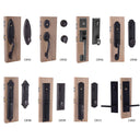 GID Wrought Iron Front Double Door with Kickplate Hurricane-Proof ED158 - Gloryirondoors