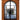 wrought iron french double door with clear glass and round door top