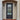 single door with low-E glass and kickplate