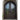 double iron door with rusty red frame and aquatex glass