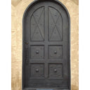 Full metal panel iron door for privacy