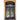 double iron door with arched top and transom