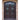 double iron door with kickplate and rusty red frame