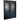 double iron door with square top arched inside and grille
