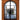 wrought iron french double door with clear glass and round door top