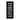 single door with square top and matte black frame