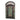 single door with two sidelights and beautiful scrollwork