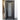 GID checked pattern glass design iron single door with square top