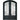 double iron door with kickplate and arched top