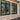 black iron french double door with square transom 