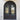 double iron door with aquatex glass and round top