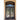 double iron door with transom and clear glass