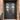 double iron door with grille and aquatex glass