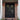 double iron door with decorative grille and square top