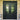 double iron door with matte black frame and beautiful scrollwork