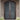 double iron door with grille and frosted glass