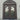GID wrought iron double entry door with big round transom 