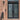 GID matte black wrought iron double door with tempered frosted glass 